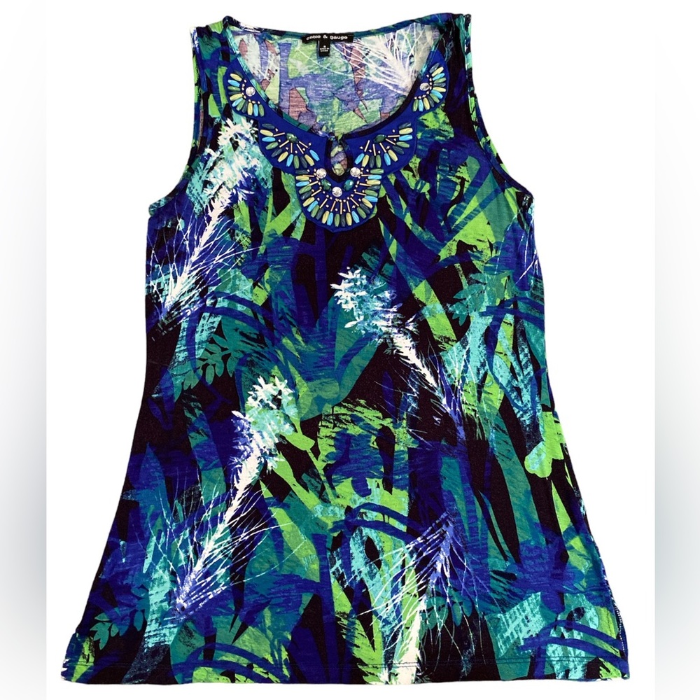 Cable & Gauge Tank Top! Size Small